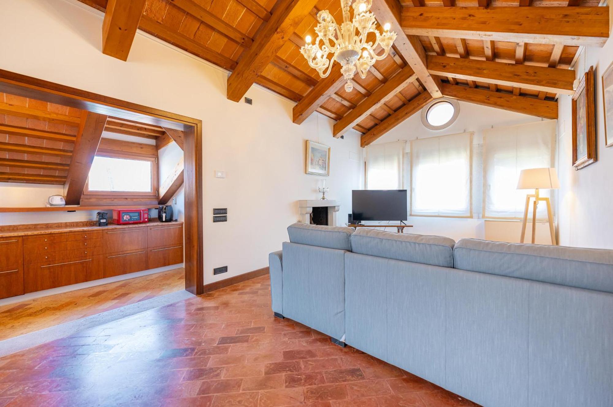 Apartamento Luxury Penthouse With Terrace Venecia Exterior foto