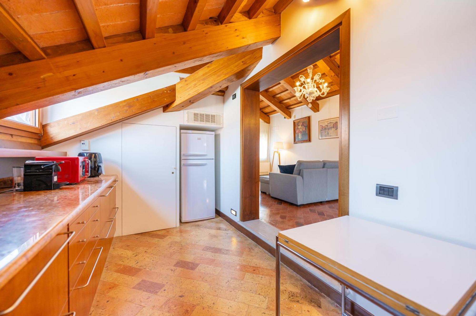 Apartamento Luxury Penthouse With Terrace Venecia Exterior foto